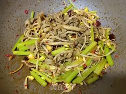 Make Soybeans, celery step 13