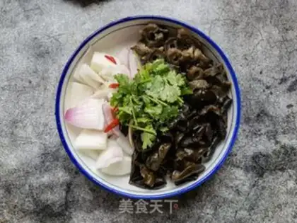 Make Onion wood and sea cucumber step 8