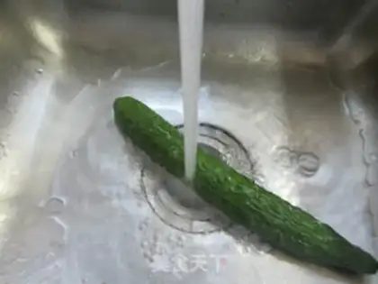 Make Peach cucumber step 2