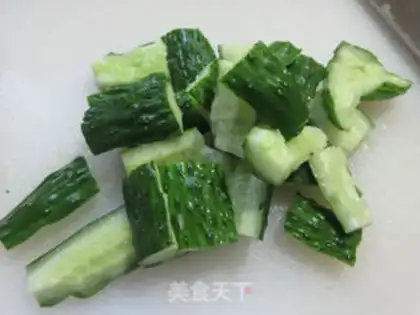 Make Peach cucumber step 3