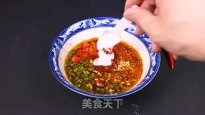 Make Spicy hands tore chickens step 9
