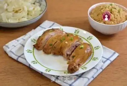 Make Soy chicken-legged rice step 8