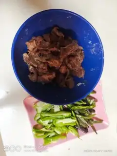 Make Pepper lentils step 0