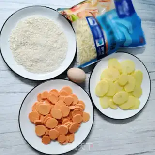 Make Cheese potato melon step 0