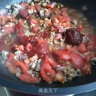 Make Beef ketchup pasta step 8