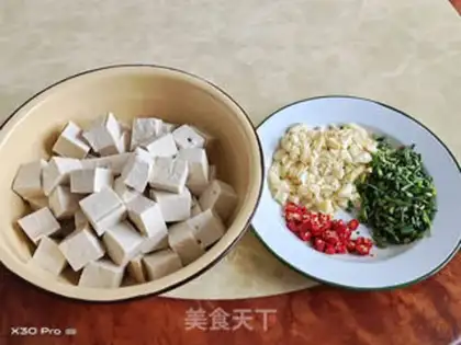 Make Soy eggs fried tofu step 0