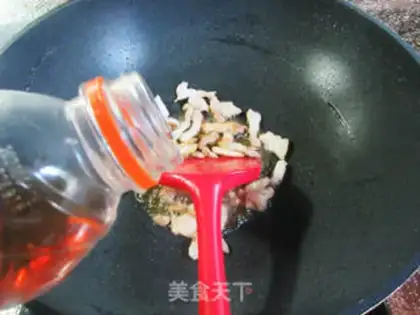 Make Five flowers, onions, beans step 4