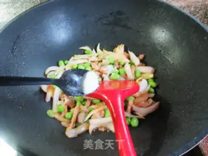 Make Five flowers, onions, beans step 10
