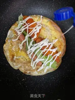 Make Chicken willow ham grab cake step 7