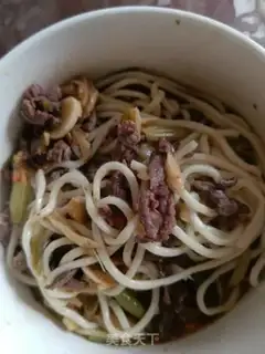 Make Pepper beef noodles step 3