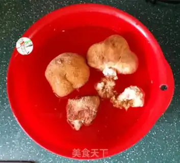 Make Monkey-head mushroom tummy step 1