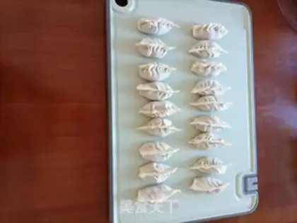 Make Cream beef dumplings step 6