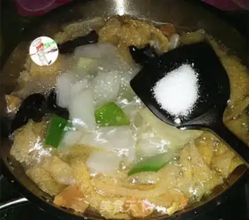 Make Monkey-head mushroom tummy step 10