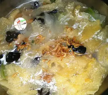Make Monkey-head mushroom tummy step 11