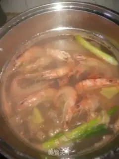 Make Shrimp burning step 1