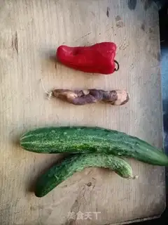 Make Sausage fried cucumbers step 0