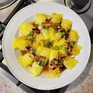 Make The spinach three-sip dumplings step 14