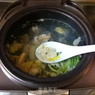 Make Seven fungus mushroom chicken soup step 2