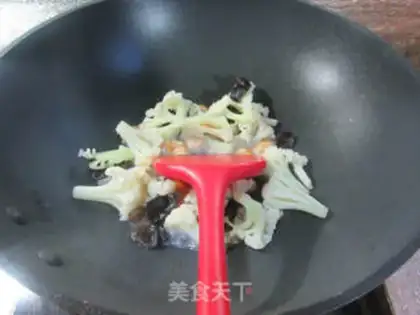 Make Blackwood, round-eared clams, broccoli step 5