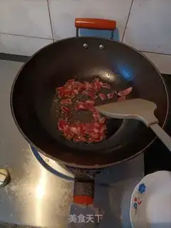 Make Sausage fried cucumbers step 3