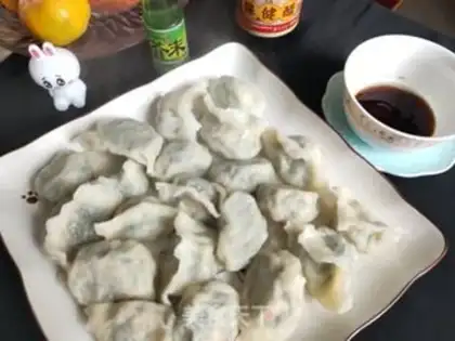 Make The spinach three-sip dumplings step 17