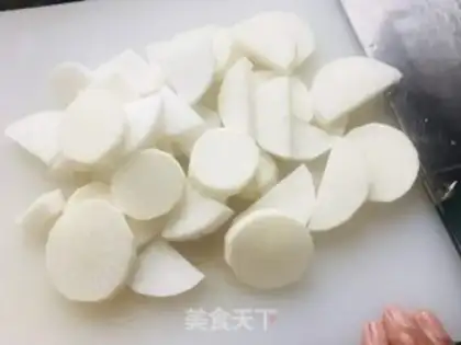 Make Lamby radish soup step 2