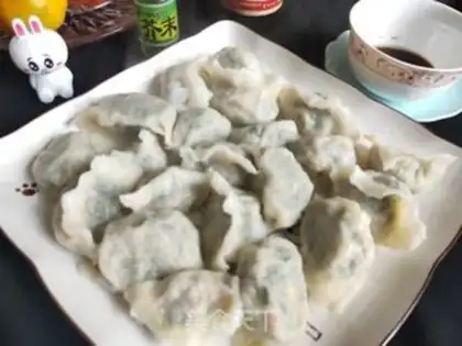Make The spinach three-sip dumplings step 18