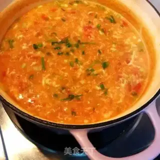 Make Tomato egg soup step 15