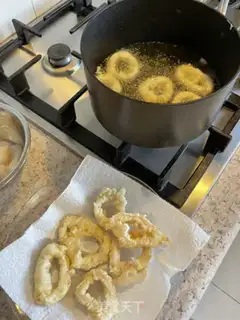 Make Fried squid step 6