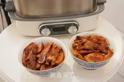 Make Dry bean horn evaporate meat step 10