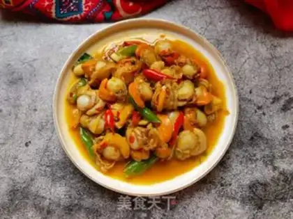 Make Cream pepper scallops step 12