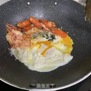 Make Shrimp head for calcium vegetable soup step 1