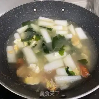 Make Shrimp head for calcium vegetable soup step 4