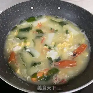 Make Shrimp head for calcium vegetable soup step 6