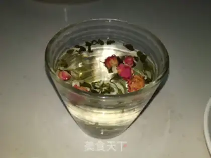 Make Green tea, rose tea step 3