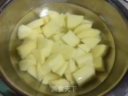 Make Potato pieces step 0
