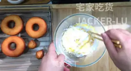 Make Homemade doughnuts step 10