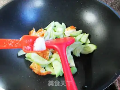Make Fried egg cucumber step 7