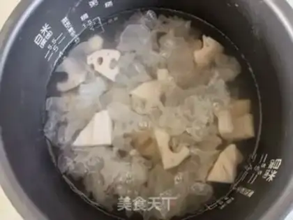 Make Ice cream, silver ear soup step 7
