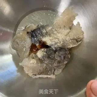 Make Mustard shrimp balls step 1
