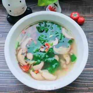 Make Soup of mushrooms step 14