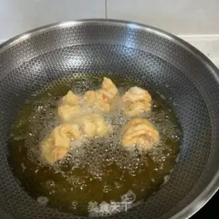 Make Mustard shrimp balls step 3