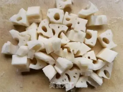 Make Red Sugar Lotus, rice porridge step 0