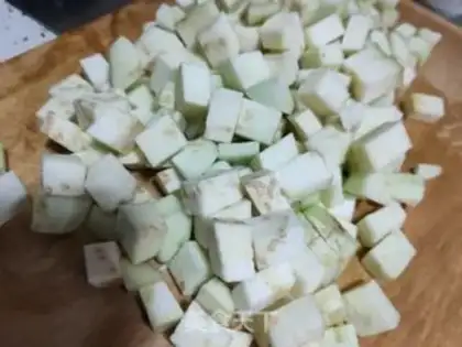 Make Fried eggplant step 1