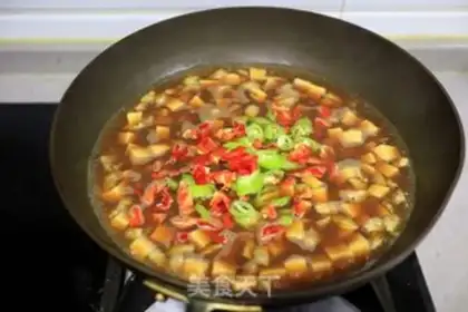 Make Spicy clams and tofu step 8