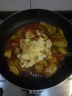 Make Tomato silk fried eggs step 3