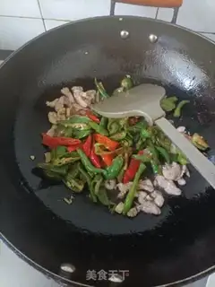 Make Chili fried meat step 8
