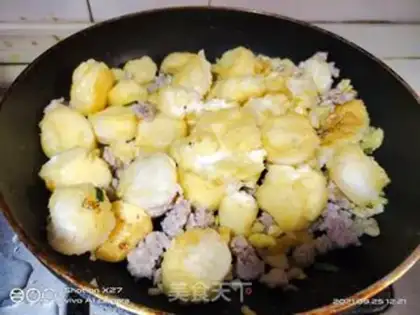 Make The red meat burns Japanese tofu step 5