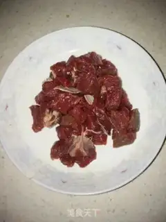 Make Vegetable beef step 1