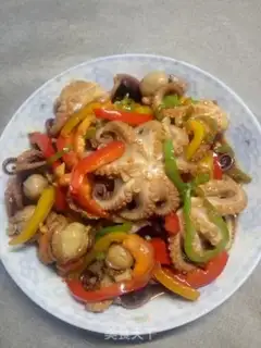 Make Carpenter fried the octopus step 5